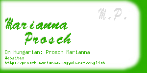 marianna prosch business card